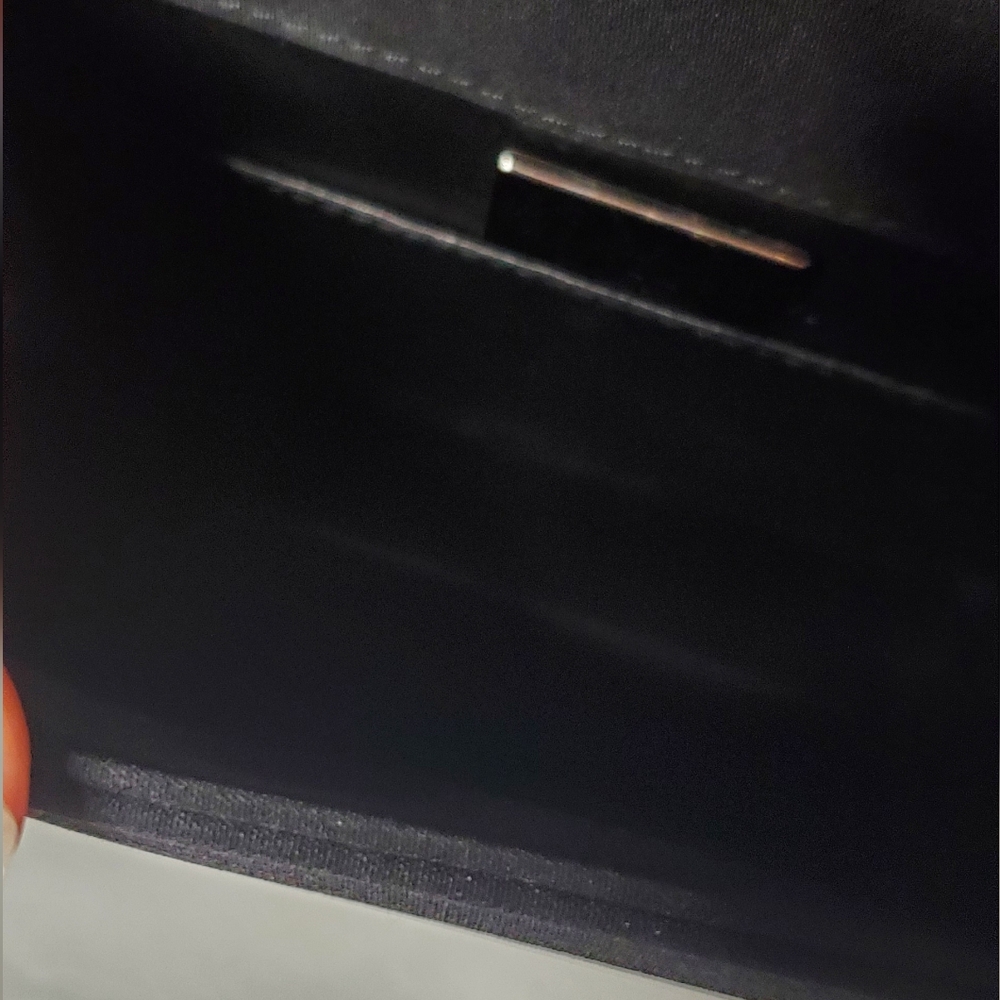 NWT STUART WEITZMAN-Small-black Fabric bag -magnetic snap crossbody evening bag - Picture 12 of 13